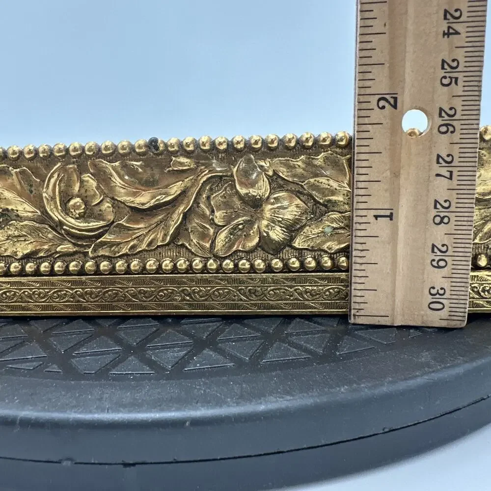 Vintage Stylebuilt Ornate Hollywood Regency Brass Filigree Tissue Box Cover